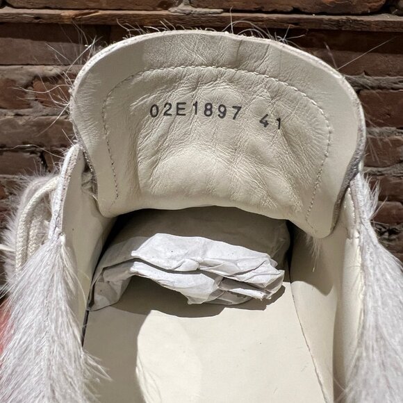 Rick Owens Vintage Sneaks “Milk” Pony Hair - Picture 8 of 12